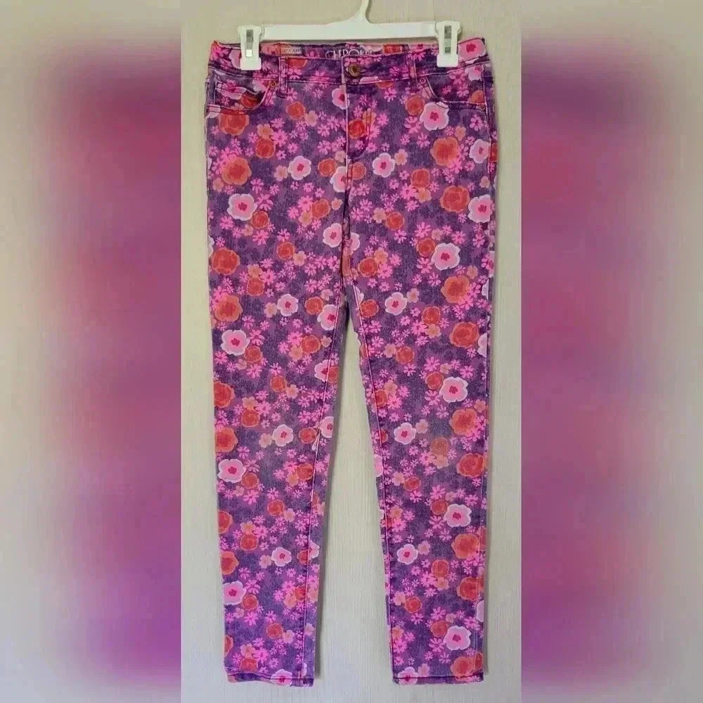 Floral Kids Bottoms - Pink and Purple